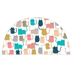 Cute Seamless Pattern Happy Kitty Kitten Cat Anti Scalding Pot Cap