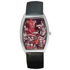 Adventure Time Cartoon Barrel Style Metal Watch