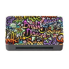 Graffiti Word Seamless Pattern Memory Card Reader With Cf