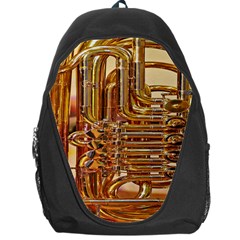 Tuba Valves Pipe Shiny Instrument Music Backpack Bag