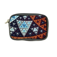 Fractal Triangle Geometric Abstract Pattern Coin Purse