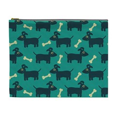 Happy Dogs Animals Pattern Cosmetic Bag (xl)