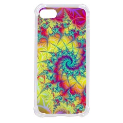 Fractal Spiral Abstract Background Vortex Yellow Iphone Se by Ket1n9