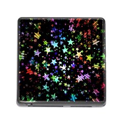 Christmas Star Gloss Lights Light Memory Card Reader (square 5 Slot)