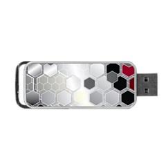 Honeycomb Pattern Portable Usb Flash (two Sides)