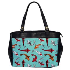 Pattern With Koi Fishes Oversize Office Handbag