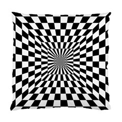 Optical-illusion-chessboard-tunnel Standard Cushion Case (one Side) by Bedest