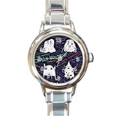 Experience Feeling Clothing Self Round Italian Charm Watch