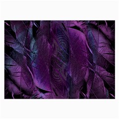 Feather Pattern Texture Form Large Glasses Cloth (2 Sides)