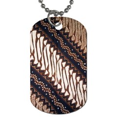 Batik Indonesian Culture Indonesia Authentic Dog Tag (one Side) by Perong