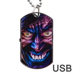 Shadow Madness (ai) Dog Tag Usb Flash (two Sides)