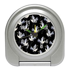 Crane Pattern Travel Alarm Clock by Bedest