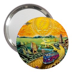 Grateful Dead Golden Road 3  Handbag Mirrors