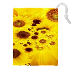 Beautiful Sunflowers Drawstring Pouch (4xl)