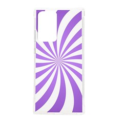 Spiral Vortex Rays Lavender Swirl Purple Samsung Galaxy Note 20 Ultra Tpu Uv Case by Salmanaz77