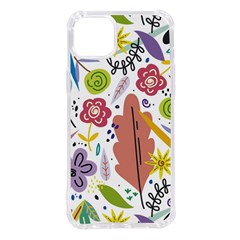 Summer Flowers Spring Background iPhone 14 Plus TPU UV Print Case