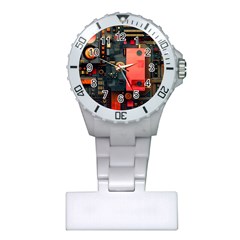 Tech Technology Pattern Plastic Nurses Watch