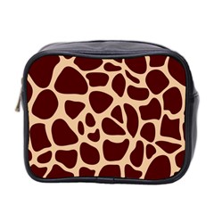 Animal Print Girraf Patterns Mini Toiletries Bag (two Sides)