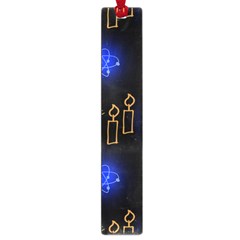 Background Doodles Candles Graphic Large Book Marks