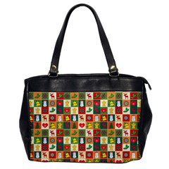 Template Christmas Pattern Oversize Office Handbag