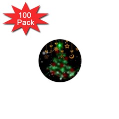 Christmas Star Jewellery 1  Mini Buttons (100 Pack) 