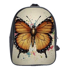 Butterflies Of Motivation School Bag (xl)