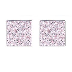 Sweet Kawaii Kitty Pattern (ai) Bk Cufflinks (square) by dflcprintsclothing