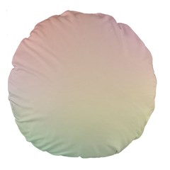 Rainbow Pastel, Purple, Gradient, Light, Led, Pink, Simple Large 18  Premium Round Cushions