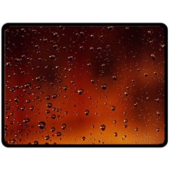 Water Drops, Lui, Amazing Two Sides Fleece Blanket (large)