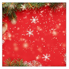 Christmas Ornament Square Satin Scarf (36  X 36 )