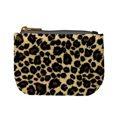 Jaguar Skin Texture, Jaguar Wool Texture, Yellow Mini Coin Purse