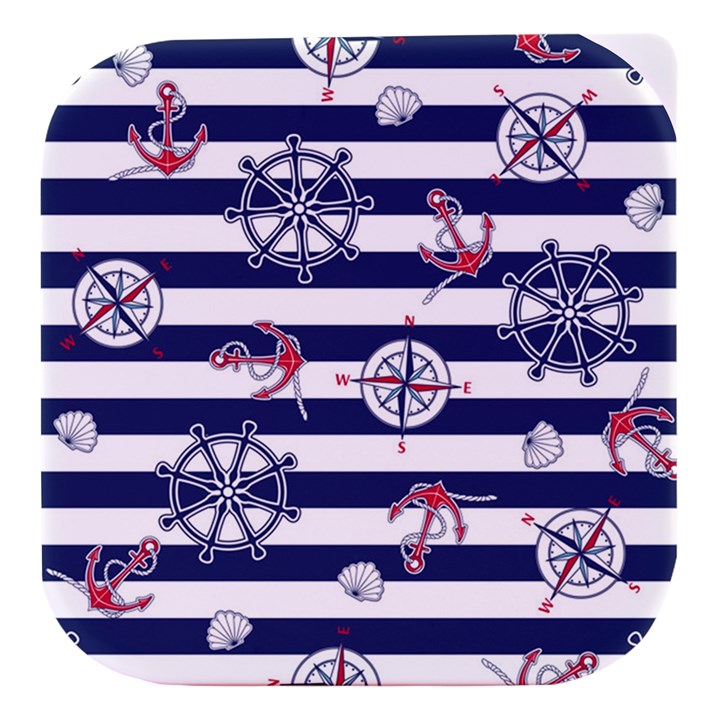 Seamless Marine Pattern Stacked food storage container