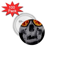 Gothic Elegance, Ironic Dark Art (ai) 1 75  Buttons (100 Pack) 