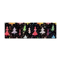 Fun Christmas Trees Adoxali Scandinavian Artistic Background Pattern Sticker Bumper (10 Pack)