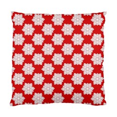 Christmas Snowflakes Background Pattern Standard Cushion Case (one Side)