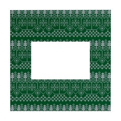 Christmas Knit Digital White Box Photo Frame 4  X 6 