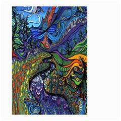 Psychedelic Digital Art Artwork Landscape Colorful Small Garden Flag (two Sides)