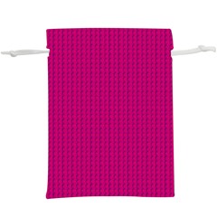 Purple Lego Texture Macro, Purple Dots Background Lightweight Drawstring Pouch (xl)