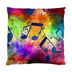 Music Texture, Grunge Music Background Standard Cushion Case (one Side)