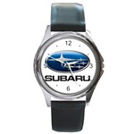 Emblem Subaru Round Metal Watch