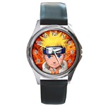 Anime Naruto Round Metal Watch