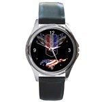 Muscle Car Round Metal Watch