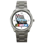 Nascar Logo Sport Metal Watch