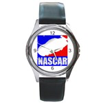 Nascar Logo Round Metal Watch