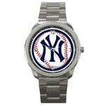 NY Yankees Sport Metal Watch