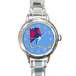 Kite Round Italian Charm Watch