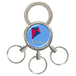 Kite 3-Ring Key Chain