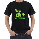 Green house Black T-Shirt