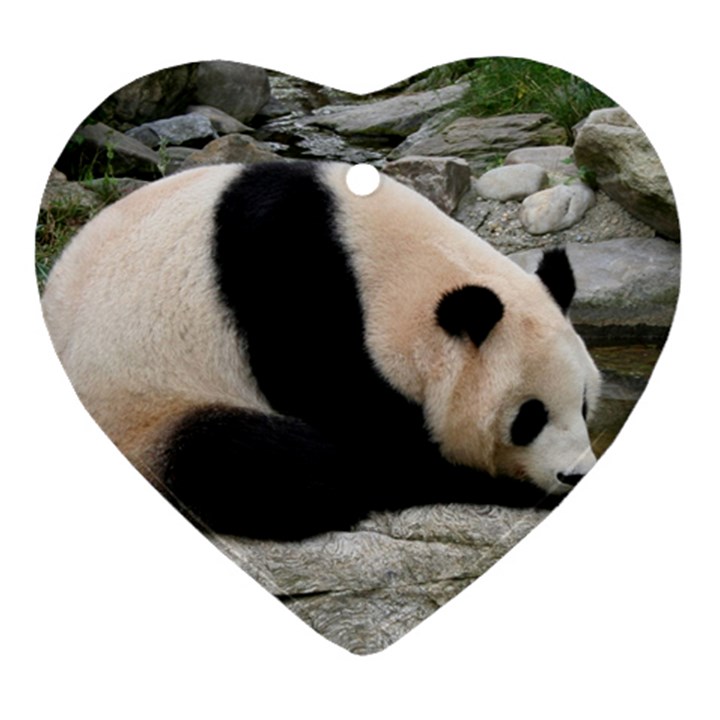 Giant Panda Ornament (Heart)