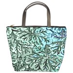 Blue Leaf Custom Bucket Bag Front